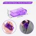 Pill Cutter 2-in-1 - Portable Pill Splitter with Blade and Storage Compartment - Purple - Buy Online on GoSupps.com