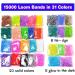 Alysontech 15000+ Loom Rubber Band Refill Kit - 31 Colors Bracelet Making DIY Crafting Gift for Kids with Bands, Clips, Charms, Hooks, and Looms - Buy Online on GoSupps.com
