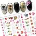 Nail Stickers 3D Nail Stickers Flowers Self-Adhesive Summer Nail Art Stickers Nail Decals for DIY Nail Art Decoration (7 Sheets) - Buy Online on GoSupps.com