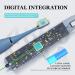 Foldable SanitizeClean Electric Toothbrush | Portable Sonic Toothbrush for Adults | 4 Brush Heads Fast Charge Travel-Friendly - Buy Online on GoSupps.com