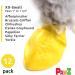 Pawz Pawc-XXS Dog Boots - Yellow | Waterproof Pet Booties for Small Dogs | Shop Now! - Buy Online on GoSupps.com