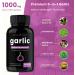 1000mg Odorless Garlic Pills: Immune & Heart Support Supplement with Parsley & Black Garlic Extract - Extra Strength Softgels - Buy Online on GoSupps.com