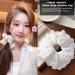 Leogony White Large Hair Scrunchie for Women Girls Lace Big Scrunchies Elastic Giant Scrunchie - Buy Online on GoSupps.com