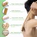 Large Curved Bamboo Back Scratcher with 59 Wooden Points - Instant Itch Relief & Back Massager for Men Women Adults | Curved Handle & Air Cushion Design (White) - Buy Online on GoSupps.com