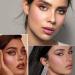 Cream Blush Stick Duo - Long-lasting & Waterproof Cheek, Lip Tint & Eye Shadow - Milk Tea Pink - Buy Online on GoSupps.com