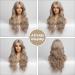HAIRCUBE Ombre Darkest Brown with Grey Wig 24 Inch - Long Wavy Wig with Bangs for Women - Natural Looking Grey Brown Wig - Buy Online on GoSupps.com