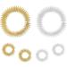 ACWOO 6-Piece Acupressure Ring Set - Finger & Wrist Massage Rings for Stress Relief & Improved Blood Flow - Buy Online on GoSupps.com