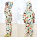 De Feuilles Kids Button Rain Suit - Yellow Animals | Waterproof Hooded Raincoat Jumpsuit for 2-3 Years - Buy Online on GoSupps.com