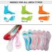 Bellcon Gel High Heel Insoles for Women - 3 Pairs Arch Support Shoe Inserts for Sandals - Pink, Blue, Polka-dot - Buy Online on GoSupps.com