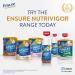 Ensure NutriVigor Nutritonal Shake 220ml x 12 Chocolate Flavour Support Strength Energy and Immunity|Food supplement with Protein 27 Vitamins and Minerals |With Vitamin D Vitamin C and Vitamin B Chocolate 220 ml (Pack of 12) - Buy Online on GoSupps.com