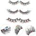 Abaodam 3 Pairs Decor False Lashes Fake Eyelashes Makeup Tools for Women Fake Lashes Natural Makeup Accessories Short False Eyelashes Wispy Eyelashes Chemical Fiber Halloween Cosmetics - Buy Online on GoSupps.com