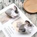 Cute Grey Bunny Hair Clips - Small Cellulose Acetate Hair Accessories for Girls (Pack of 2) - Buy Online on GoSupps.com