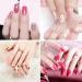 JdXun 5-Piece Nail Brush Set | Double-End Nail Design & Acrylic Art Brushes | DIY Nail Art Liner & Dotting Tool with Sponge Brush - Buy Online on GoSupps.com