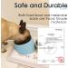 SuperDesign Mess Free 15 Slanted Bowl for Dogs and Cats Tilted Angle Bulldog Bowl Pet Feeder Non-Skid & Non-Spill Easier to Reach Food S/150ml Light Blue Light Blue 150 ml (Pack of 1) - Buy Online on GoSupps.com