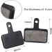 Zonon 4 Pairs Bike Brake Pads for TRP Tektro Shimano Deore - Semi Metallic - Buy Online on GoSupps.com