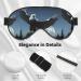 Eagle Under The Stars Unisex Blackout Sleep Eye Mask - Adjustable & Elastic for Travel Yoga Office Naps - Buy Online on GoSupps.com