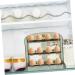 UKCOCO Egg Carton Plastic Trays Refrigerator Fridge Egg Dispenser Egg Storage Holder Clothing Household As Shown2 25X20CM - Buy Online on GoSupps.com