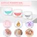 Set 3 Pcs Polymer Powder Pink Clear with White Color for Nail Extension Prolong Nails 8g Acrylic Powder Pink&Clear&White - Buy Online on GoSupps.com