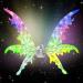 Light Up Fairy Wings | Little Girls Butterfly Wings for Halloween - Theme Eye-Catching Dressing for Parade Theatrical Performance Dress Up Masquerade Pochy English Color Box Rechargeable Version