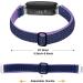 3 Pack Adjustable Fitbit Inspire 2 Bands  Compatible with Fitbit Inspire 2 / Inspire HR/Inspire  Soft Loop Nylon Fabric Breathable Stretchy Replacement Straps for Women/Men Colorful + Posey Green + Rhombus Flower - Buy Online on GoSupps.com