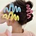 Hair Clips Hair Clip Fashion Hair Claw Large Wave Style Hairpins Hair Clamps Hair Accessories Women Ponytail(Color:Matte pink) - Buy Online on GoSupps.com
