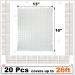 20 Pcs Clear Cat Scat Mat with Spikes | Cat Repellent for Furniture & Plants | Indoor Outdoor Cat Deterrent 16 x 13 Inches - Buy Online on GoSupps.com