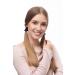 Black Braided Hair Ties - 5 Piece Set for Ultimate Hold | Classic Black Rubber Bands for Women Girls & Men - Durable & Stylish - Buy Online on GoSupps.com