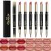 Double Ended Lipstick & Lip Liner Combo - Matte Waterproof Non-Fading 2-in-1 for Women (1pc-#05) - Shop Internationally - Buy Online on GoSupps.com