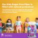 Kids Fiber Gummy Bears - Sugar Free Plant Based Prebiotic - Digestive Health & Regularity - 60 Vegan Berry Gummies - Buy Online on GoSupps.com