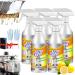Sciasi Kitchen Foam Cleaner Kitchen Cleaner Spray Clean Kitchen Oil Stains Multi-Purpose Foam Cleaner All-Purpose Kitchen Pots and Pan Cleaner (5PCS)