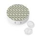 Fish Skeleton Bone 3 Contact Lens Case Travel Portable Travel Contact Lens Box with Mirror