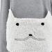 Cat & Dog Lovers Hoodie - Plush Kangaroo Sweatshirt with Animal Ears | Cuddly Bag Pullover - XXL Gray - Buy Online on GoSupps.com