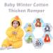 COOKY.D Baby Animal Hooded Winter Romper | Duck Snowsuit Coat for Newborn 6-12 Months - Buy Online on GoSupps.com