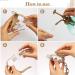 MEABEN 8 PCS 30ML Hand Sanitizer Leather Keychain Holder Bottles - Travel Size Empty Squeeze Containers - Buy Online on GoSupps.com