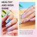 MAKARTT Glitter Pearl Gel Nail Polish Set - 6 Rainbow Colors, Summer Soak Off DIY Manicure Kit - Buy Online on GoSupps.com