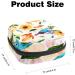GIAPB Period Bag - Sanitary Napkin Storage & Travel Makeup Bag - Bird Sunflower Flowers Design - Buy Online on GoSupps.com