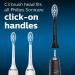 Philips Sonicare C3 Premium Plaque Control Replacement Heads - 2 Black HX904295 - Buy Online on GoSupps.com