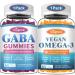 Bundle: Omega-3 Gummies & GABA Gummies 2 Packs