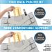 EGjoey Lower Back Brace for Herniated Disc & Sciatica Relief - Removable Stays for Support - Medium Ivory Grey - Buy Online on GoSupps.com