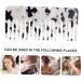 POPETPOP 1PC hair comb curly hair shampoo leopard decor combs for women Comb for Hair cellulose acetate comb Hair Salon Comb Hair Bang Comb white anti-static plate vinegar Miss horns - Buy Online on GoSupps.com