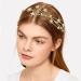 Gold Rhinestone Five-pointed Star Headband Set for Wedding Hair - Elegant Women's Bridal Hair Accessories - Buy Online on GoSupps.com