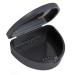 Slim Orthodontic Dental Case - Colour & Glitter Choices for Retainers Bleaching Trays Dentures & More (Grey)