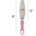 Wonder Pedi Double-Sided Foot File - Emery & Stainless Steel Callus Remover for Feet - Professional Foot Scrubber Dead Skin & Heel Scraper - Foot Rasp for Cracked Heels Repair - Buy Online on GoSupps.com