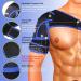 Vitoki Adjustable Shoulder Brace for Men and Women - Neoprene Rotator Cuff Support - Compression Sleeve for Left or Right Shoulder - Medium - Buy Online on GoSupps.com