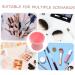 Didiseaon Makeup Brush Cleaner makeup cleaner cup makeup brush small cosmetic brush cleaner cosmetic brush cleaner cup Silica gel Cleaner make up detergent cleaning rack travel cleaning cup - Buy Online on GoSupps.com