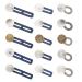 15 PCS Pants Extender Button for Men or Women Waistband Extender Buttons for Jeans,Cuffs No Sew Metal Retractable Buttons for Extender Jeans Pants bronze_03 17mm
