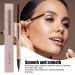 Eyebrow | Brow Enhancing - Sweat-Proof Waterproof Professional Dual-Ends Eyebrow Pencil with Fine Tip Shakven 03# Gray Black - Buy Online on GoSupps.com