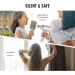 Professional Ionic Hair Dryer 1800W | Fast Drying Blow Dryer for Home & Travel | Lightweight & Quiet Concentrator Nozzle - White - Buy Online on GoSupps.com