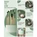 3 in 1 Silicone Makeup Brush Cleaner Bowl - Green | Brush Drying Rack & Storage for Brushes Sponges & Powder Puffs | Ideal Makeup Cleaning Tool - Buy Online on GoSupps.com