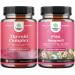 Herbal Hormone Balance for Women Bundle - Feminine Health Complex for PMS Relief and Thyroid Support for Women - Adaptogenic Hormonal Balance for Women with Thyroid Energy Vitamins and Calming Herbs